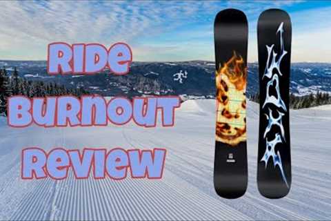 The 2024 Ride Burnout Snowboard Review