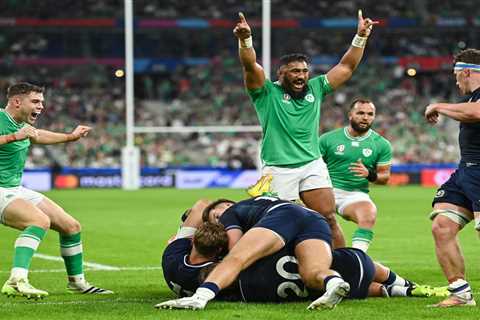 17 STRAIGHT! Ireland smash Scotland to set up dream quarter-final vs All Blacks, sweat on Aussie..