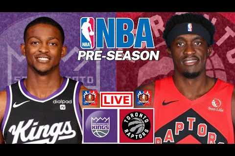 Sacramento Kings vs Toronto Raptors | NBA Preseason Live Scoreboard 2023 | Jimby Sports