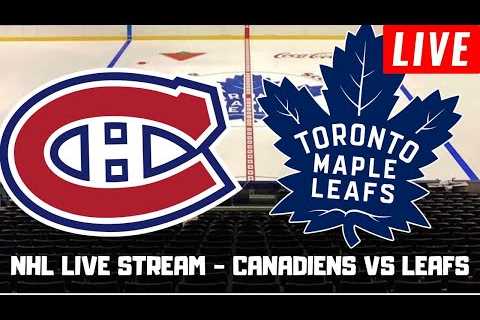 Montreal Canadiens vs Toronto Maple Leafs LIVE | NHL Opening Night STREAM | 2023-2024 Hockey Season