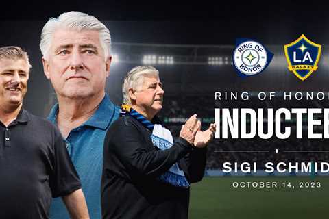 Sigi Schmid Ring of Honor Induction Ceremony