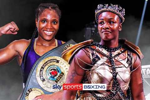 Azeez and Buatsi CELEBRATE Claressa Shields and Caroline Dubois! 👏