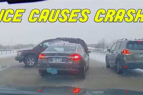 Best of WINTER FAILS | Icy roads, Car Sliding Crash, Road Rage, Snow Accidents Compilation 2023 USA