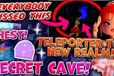 EVERYONE MISSED THIS SECRET HALLOWEEN CAVE✨NEW REALM🎃+NEW CHEST LOCATION👻Campus 3 Royale High..