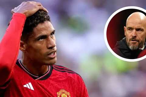 Revealed: Varane not injured, missing Man United training because he’s ‘not happy’