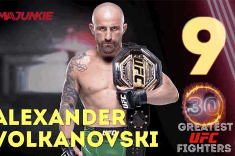 Alexander Volkanovski No. 9 greatest UFC fighter of all time