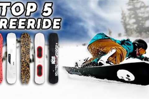 Top 5 FREERIDE Snowboards 2024 | Board Archive