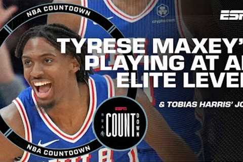 All-Star? Max Contract? 😮 Tyrese Maxey STOOD ON BUSINESS vs. Celtics! - Perk | NBA Countdown