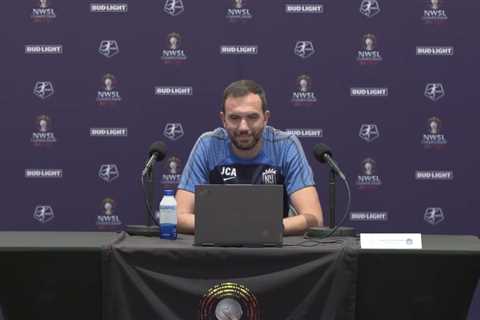 Gotham FC Headh Coach Juan Carlos Amorós NWSL Championship MD-1 Press Conference