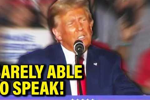 VILE Trump FALLS APART, most INCOHERENT and DERANGED Speech Yet