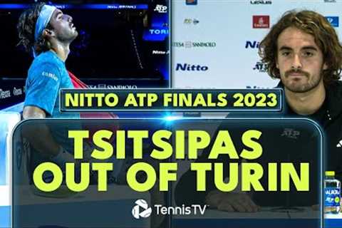 Stefanos Tsitsipas Withdraws From The 2023 Nitto ATP Finals 🤕