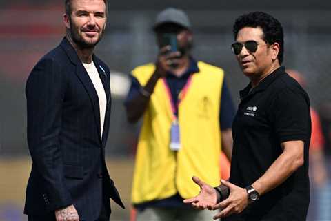 Manchester United legend David Beckham had ‘goosebumps’ moment with Sachin Tendulkar at Cricket..