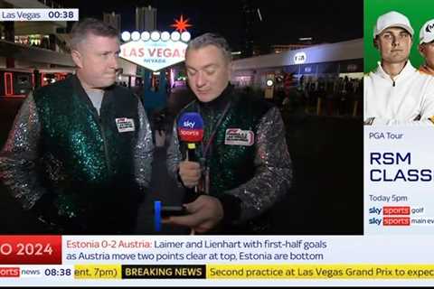 Sky Sports F1 Reporters Sport Bizarre Jackets at Farcical Las Vegas Event