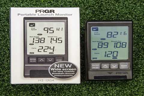 PRGR Black Pocket Launch Monitor HS-130A (New 2021 Model) Review - Golfing 101: Beginner's..