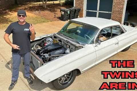 I Finally Mounted The Twin Turbos in My ''61 Cadillac Coupe DeVille!