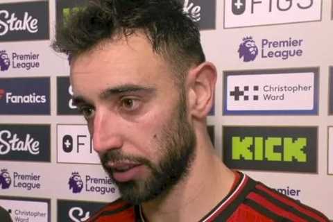 Bruno Fernandes Feels Everton Supporters Appreciated Garnacho’s Stunning Goal