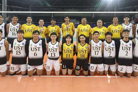 UST SLAYS CIGNAL IN MEN’S FINAL, SAINT BENILDE WINS WOMEN’S TROPHY AT PNVF CHALLENGE CUP