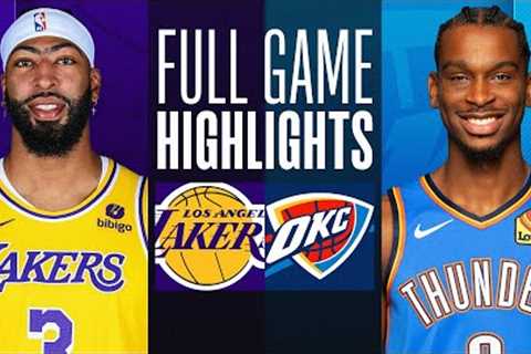 LAKERS at THUNDER | FULL GAME HIGHLIGHTS | November 30, 2023