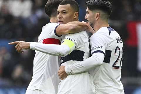 Mbappe, Vitinha give 10-men PSG hard-fought win at Le Havre