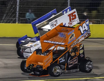 Blonde Breaks Track Record, Willison Snags Pole for Lucrative RISKON360! Open Wheel Showdown