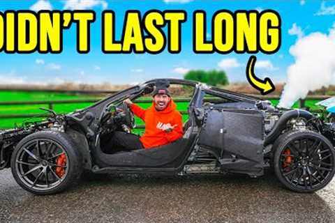 I ATTEMPTED TO DRIVE MY WRECKED MCLAREN 720s