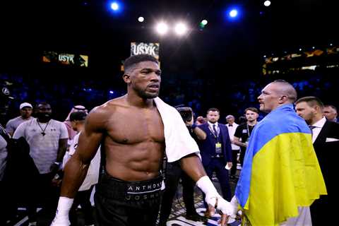 Anthony Joshua admits to grieving after losses to Oleksandr Usyk and may never become undisputed..