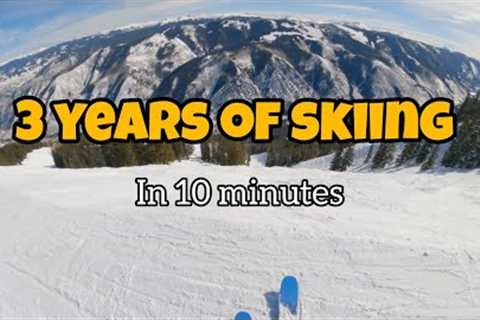 My 3 Year Skiing Progression | From beginner to advanced skiing in Colorado