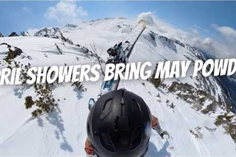 Whistler Blackcomb DEEP POWDER Skiing in MAY