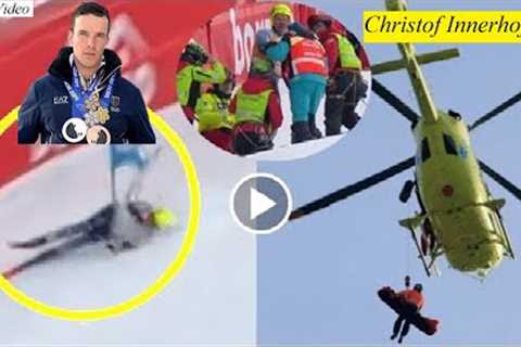 Christof Innerhofer sturz | Christof Innerhofer crash at Bormio - Super G - 2023 🇮🇹