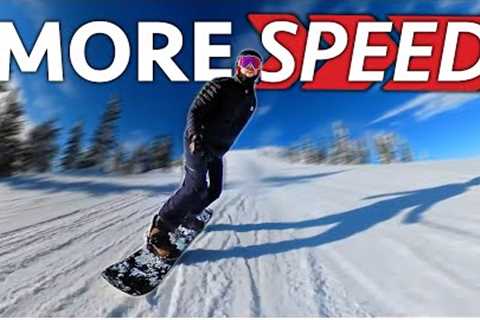 Do This To Snowboard With More Speed