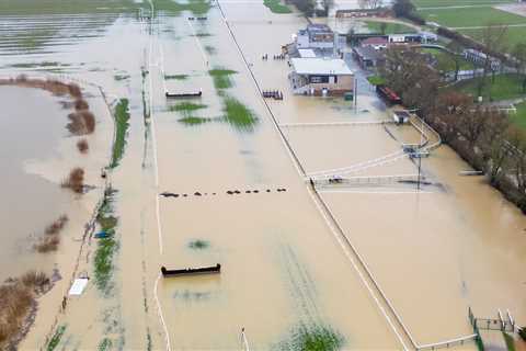 British Racecourse Devastated by Storm Henk Flooding