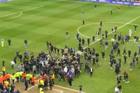 Reading boss fears points deduction and empty stadium after pitch invasion