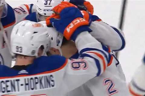 Bouchard Goal Gives Oilers Franchise-Record 10th Straight Win