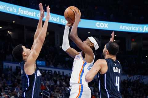 Gilgeous-Alexander scores 37, sinks six and-ones as Thunder top Magic