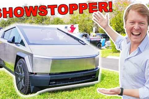 When a Tesla CYBERTRUCK STEALS the LIMELIGHT!