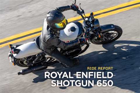 First Ride: The 2024 Royal Enfield Shotgun 650 middleweight cruiser