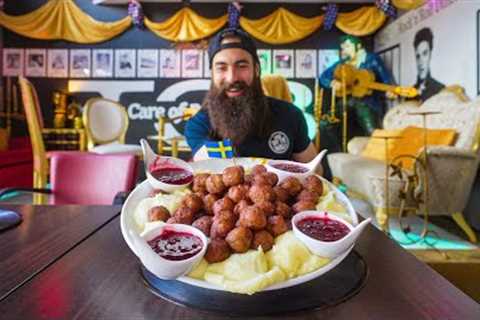 ATTEMPTING THE MEATBALL CHALLENGE AT SWEDEN''S FAMOUS FOOD CHALLENGE RESTAURANT | BeardMeatsFood