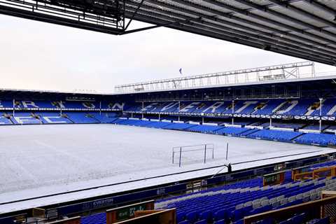 Premier League pitch covered in snow as freezing temperatures wreak havoc on stadium