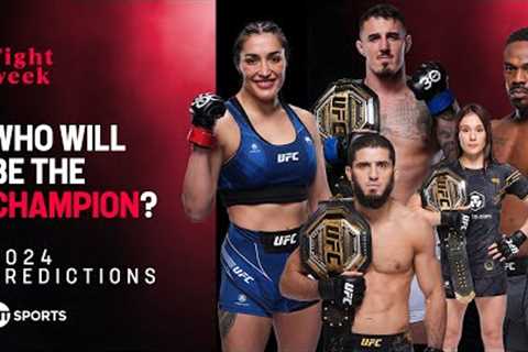 2024 UFC Champion Predictions! Jon Jones, Alexa Grasso, Makhachev, Tatiana Suarez who will it be? 👀