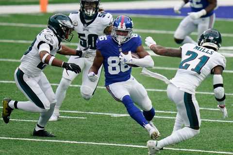 Giants WR Darius Slayton enjoyed the Cowboys’ and Eagles’ collapses