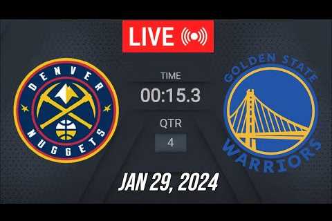 NBA LIVE! Golden State Warriors vs Denver Nuggets | January 29, 2024 | Warriors vs Nuggets LIVE 2K