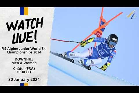 Alpine Junior World Ski Championships - Women''s & Men''s Downhill - Chatel ( France) - January ..