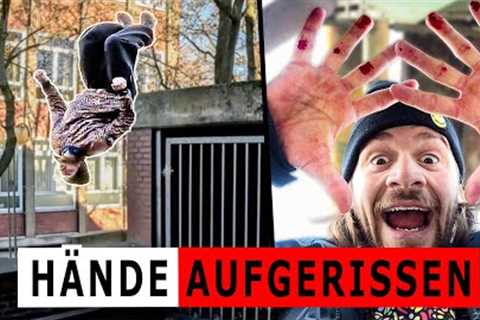 ABGERUTSCHT! Mieser FAIL bei SOLO-Parkour Session in Bochum! | Jan Schlappen