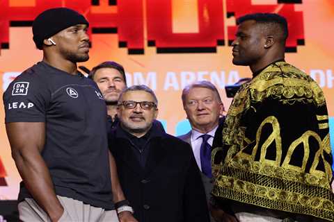 Boxing fans send chilling warning to Francis Ngannou ahead of clash with Anthony Joshua