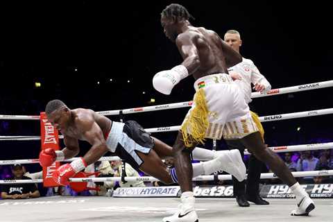 Joshua Buatsi secures world title shot after outpointing rival Dan Azeez to win British and..