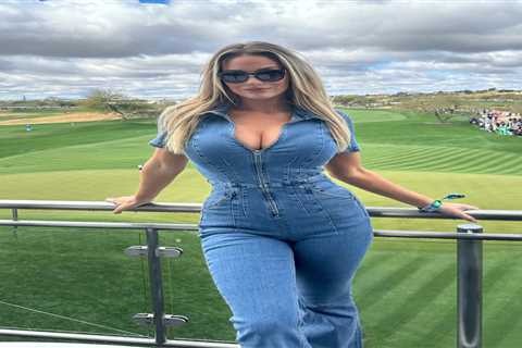 Paige Spiranac Turns Heads with Daring Denim Outfit at Waste Management Open