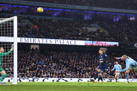 Erling Haaland pushes Sky Sports camera live on TV as Man City star struggles in Chelsea draw