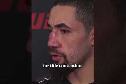 Robert Whittaker is ready to run it back against UFC Middleweight champ Dricus Du Plessis 💥 #UFC298