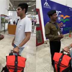 Shubman Gill surprises Gujarat Titans teammate Robin Minz’s father at Ranchi airport