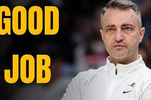 COACH DARKO RAJAKOVIC NEEDS GET HIS JUST DO FOR KEEPING THE GUYS LOCKED IN